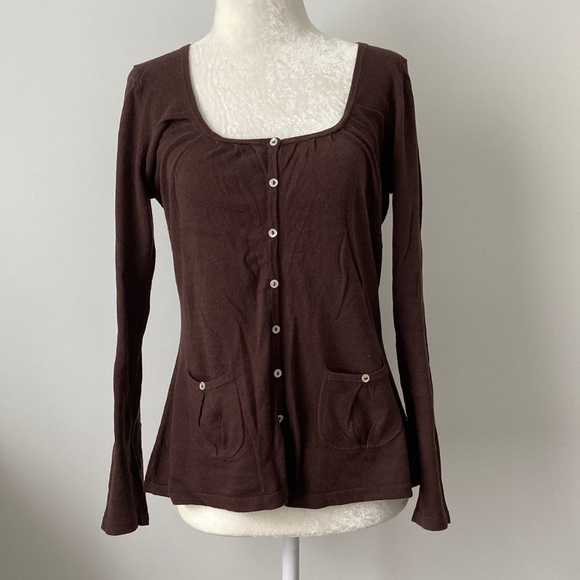 Vertigo Paris Button Down Sweater - Picture 1 of 8